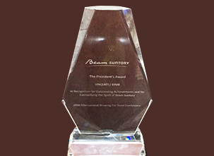 BEAM-SUNTORY GROWING FOR AWARD “The President’s Award 2016”